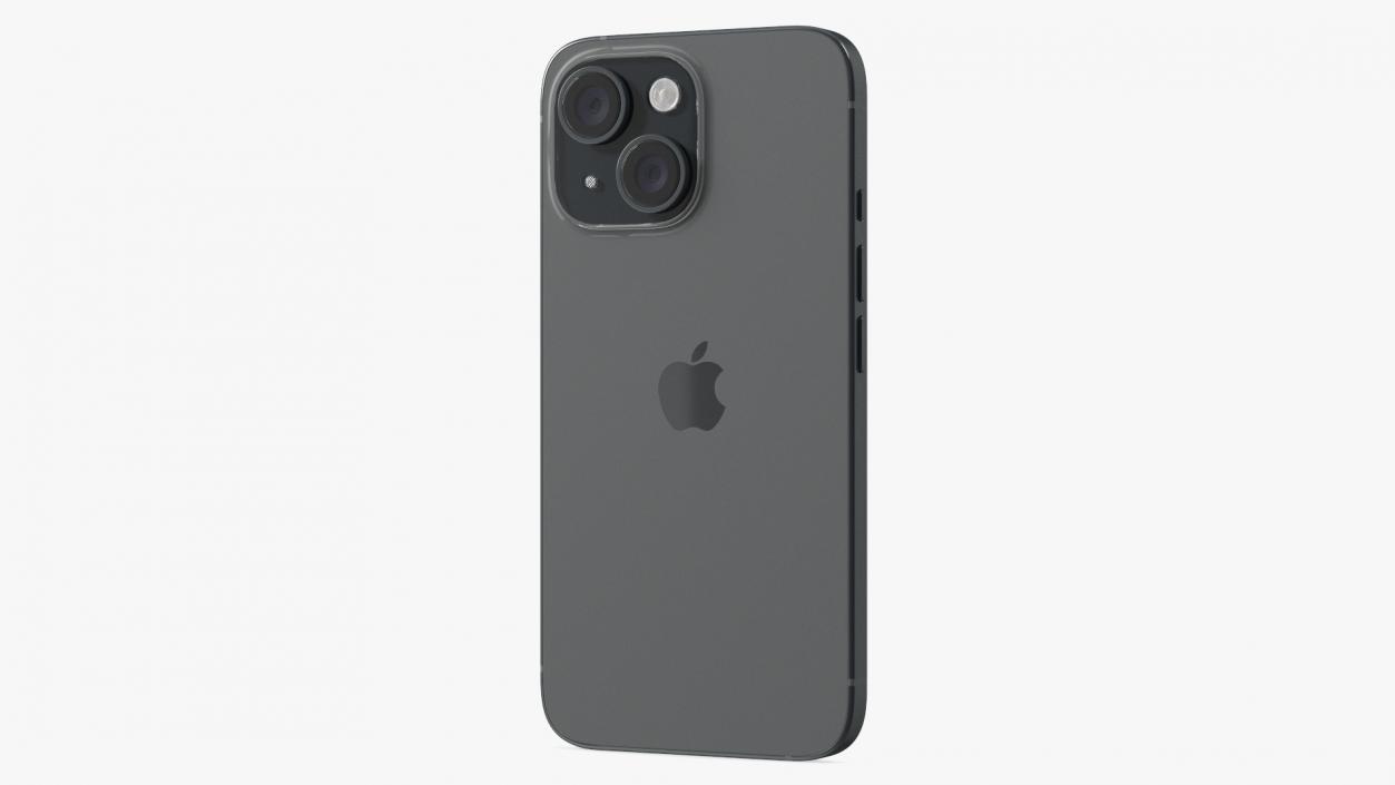 3D model IPhone 15 Black