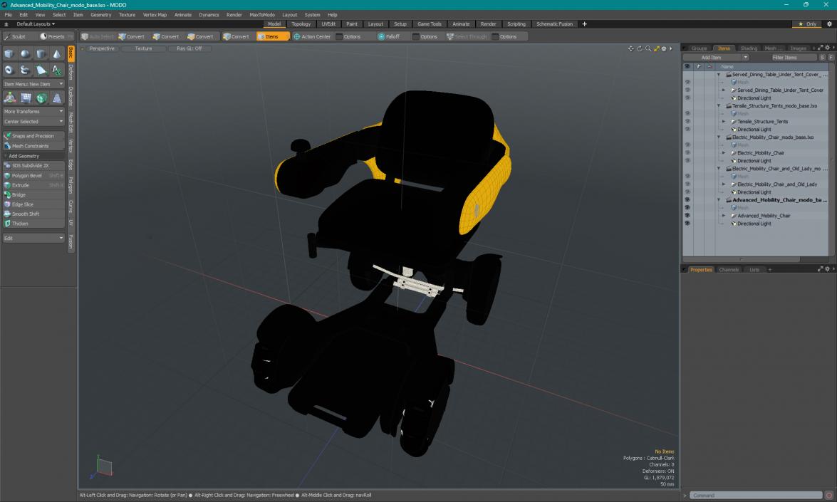 JBH Advanced Mobility Chair 3D