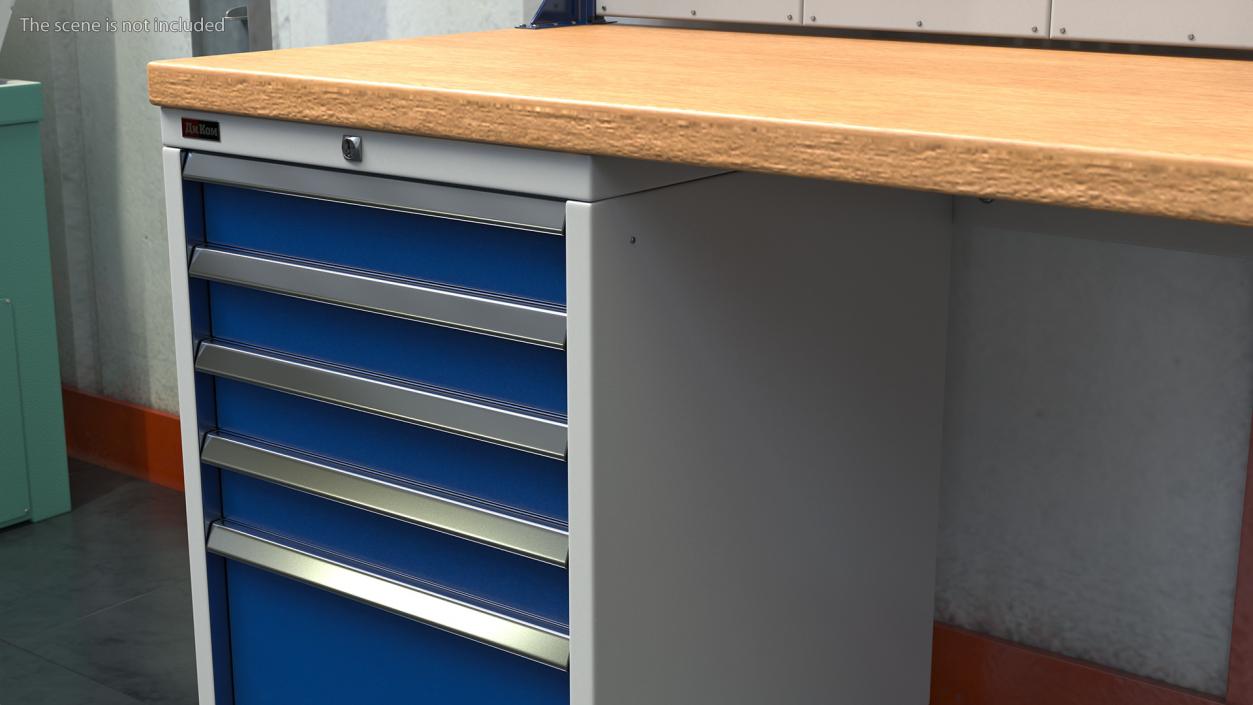 Dikom Multipurpose Workbench with Work Light 3D model