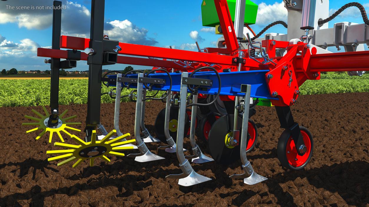 Agriculture Robot Orio Naio Rigged 3D model