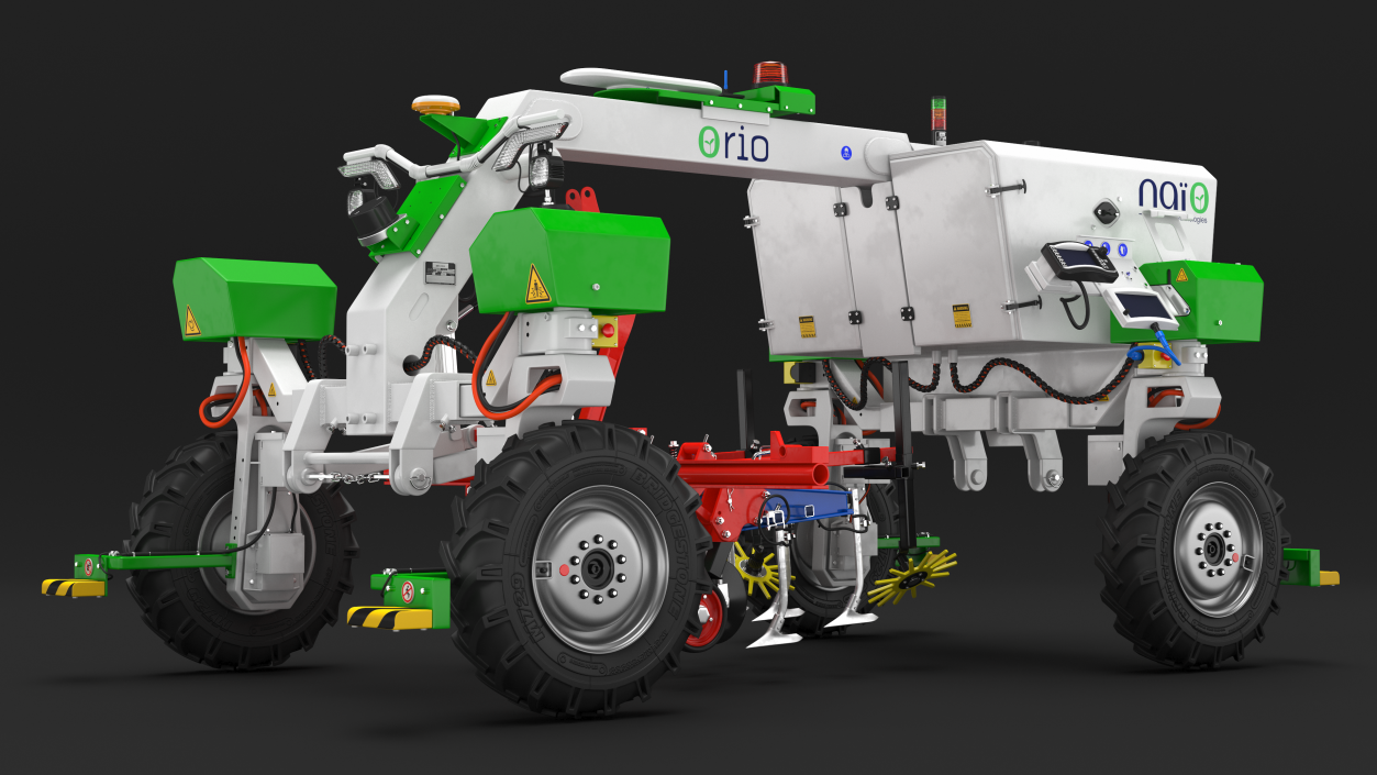 Agriculture Robot Orio Naio Rigged 3D model