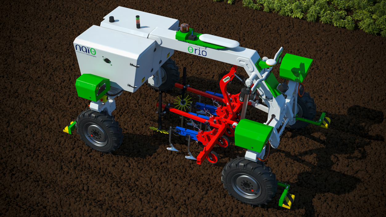 Agriculture Robot Orio Naio Rigged 3D model