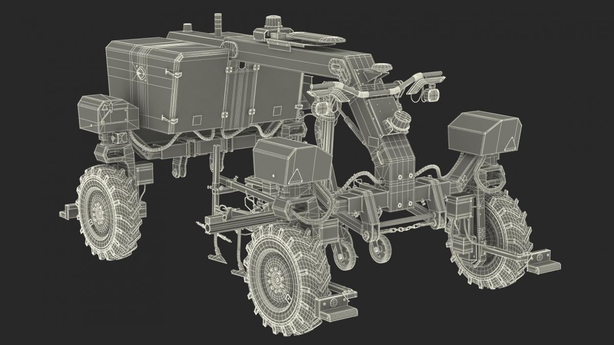 Agriculture Robot Orio Naio Rigged 3D model