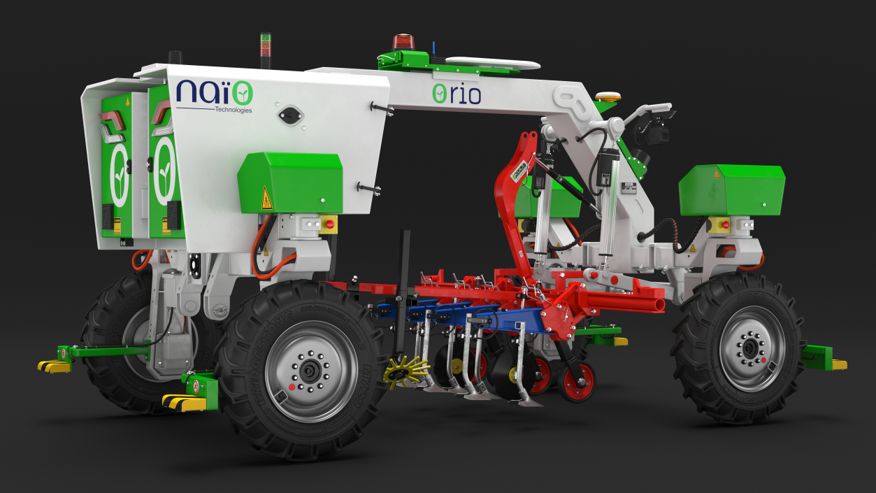 Agriculture Robot Orio Naio Rigged 3D model