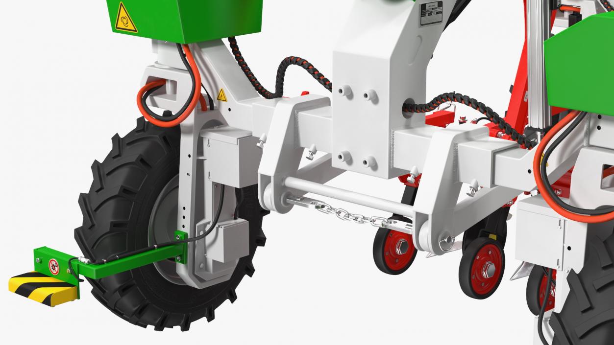 Agriculture Robot Orio Naio Rigged 3D model