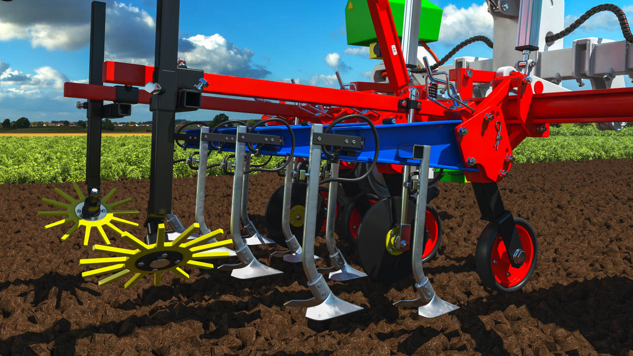 Agriculture Robot Orio Naio Rigged 3D model