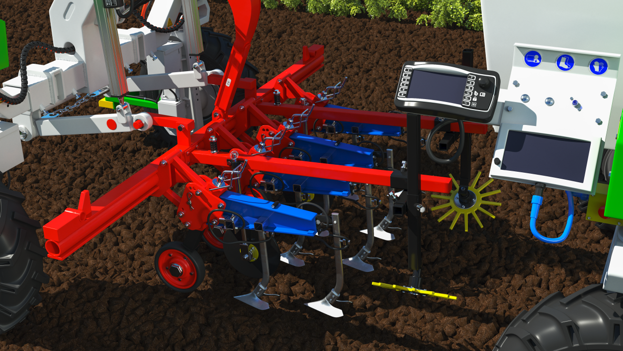 Agriculture Robot Orio Naio Rigged 3D model