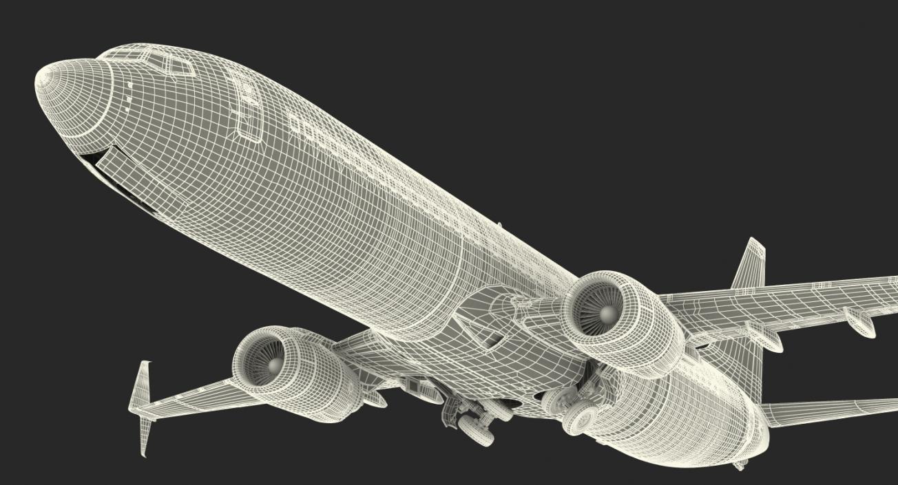 3D model Boeing 737-900 with Interior and Cockpit American Airlines Rigged