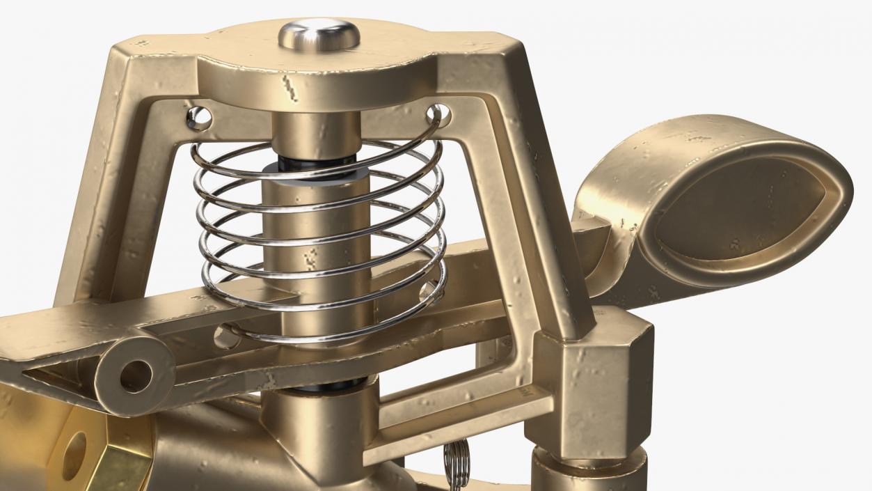 Brass Impact Sprinkler Head 3D