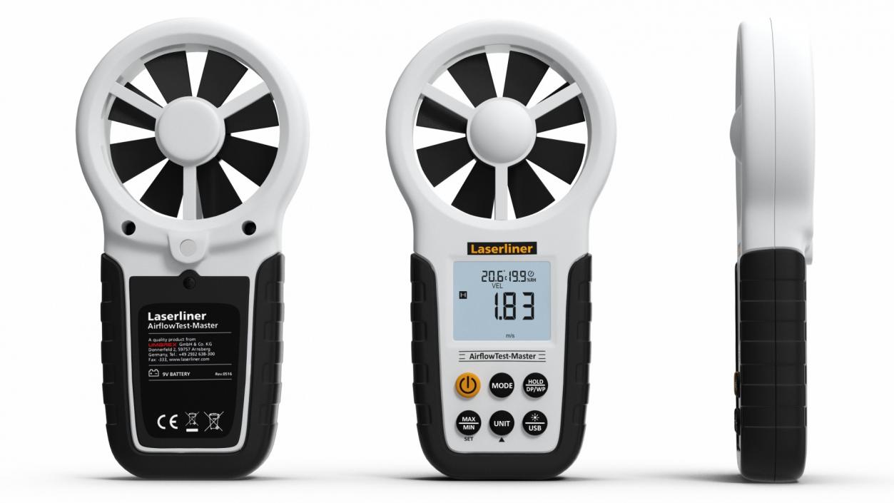 3D model Laserliner AirflowTest Master Anemometer