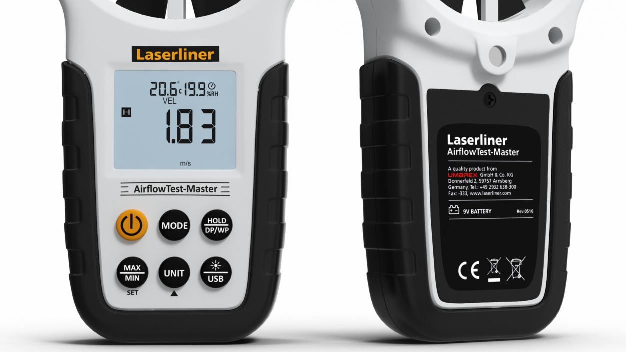 3D model Laserliner AirflowTest Master Anemometer