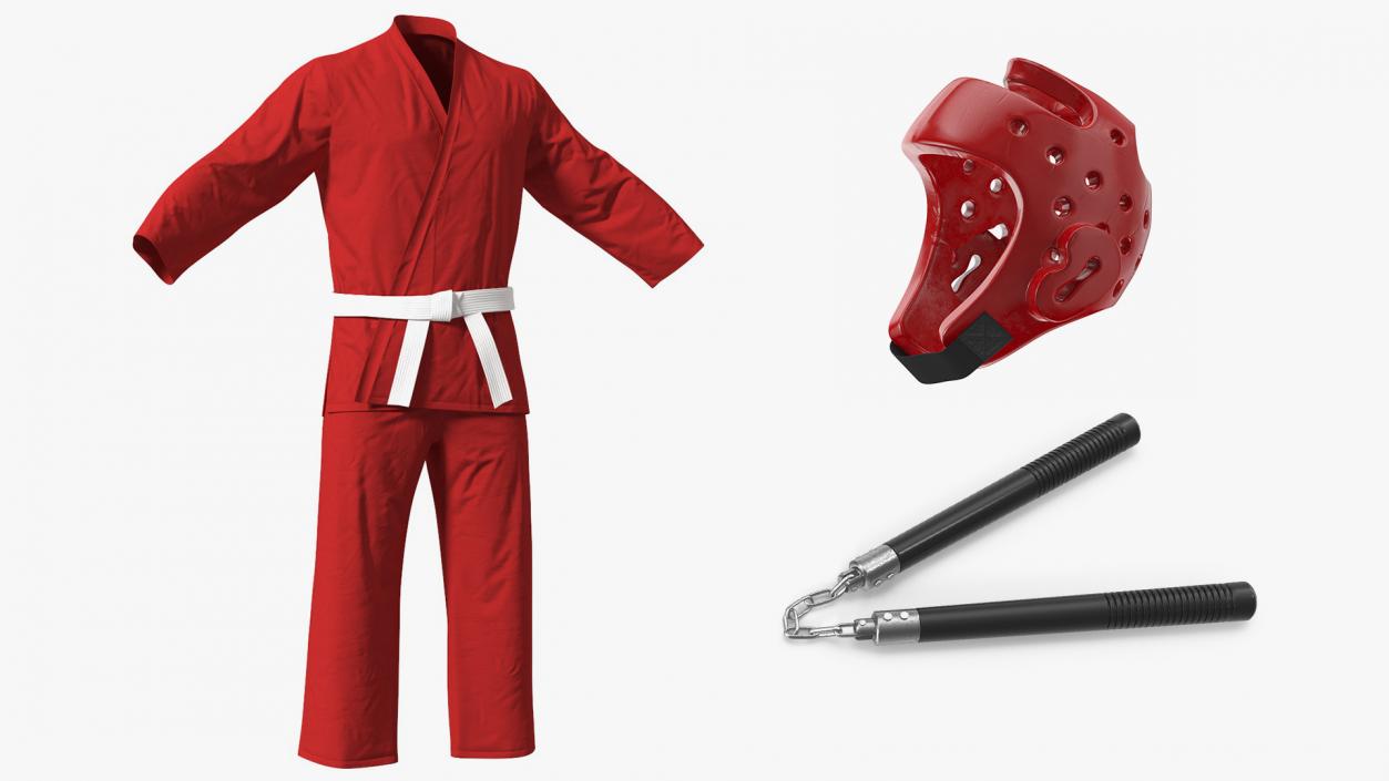 3D Karate Training Clothes Collection 2