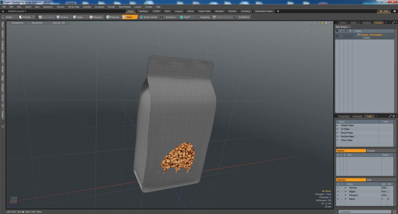 3D Grains Packaging