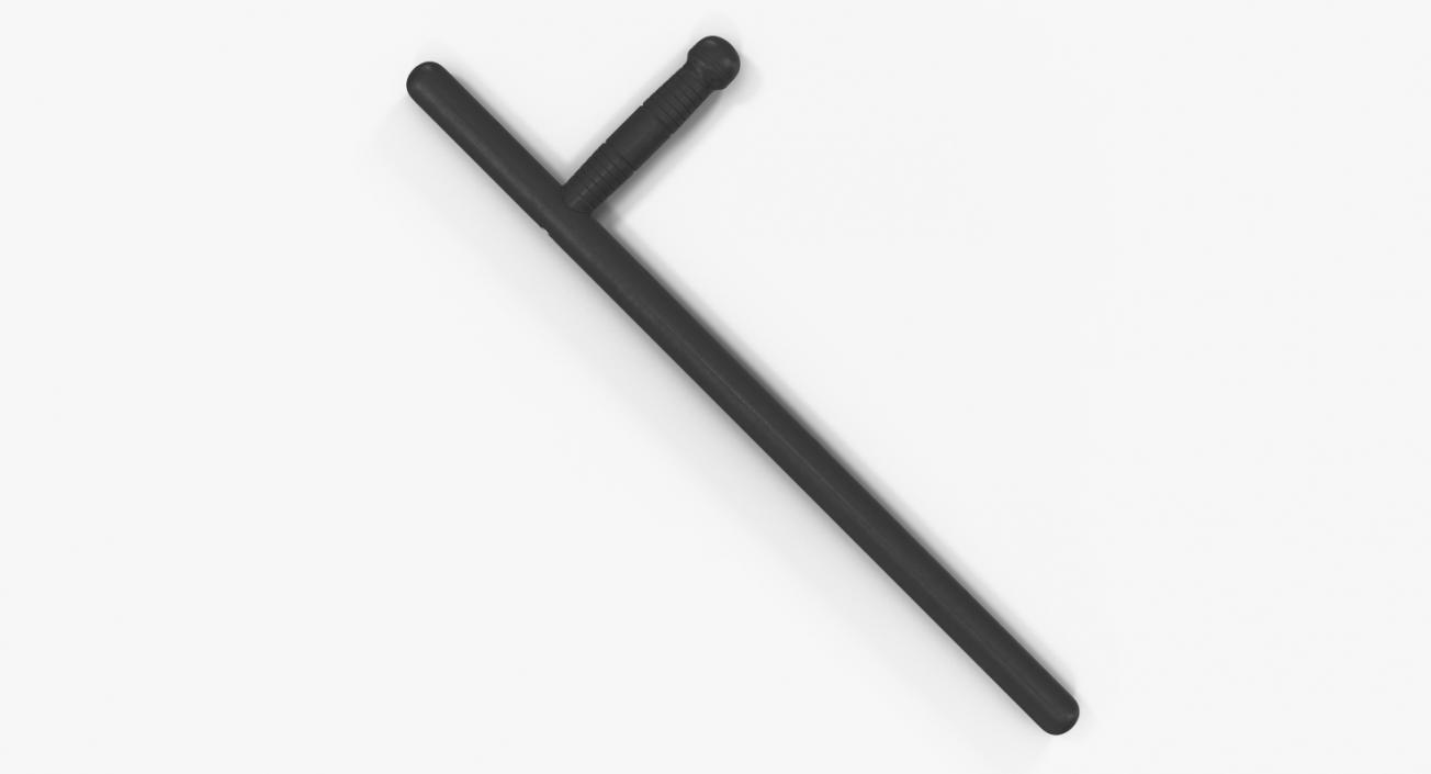 Police Side Handle Baton 3D model