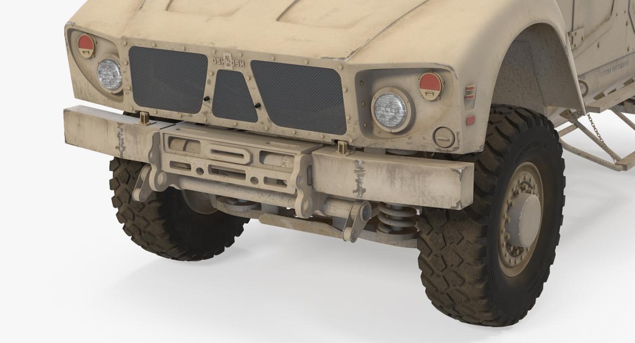 3D Oshkosh M-ATV Medical Vehicle Rigged