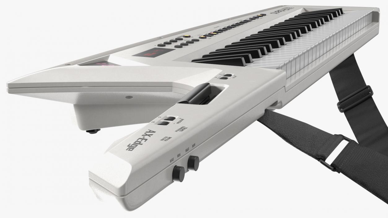 White Keytar Roland AX Edge 3D