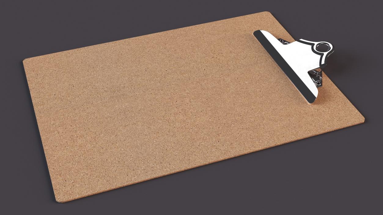 3D Recycled Wood Clipboard model