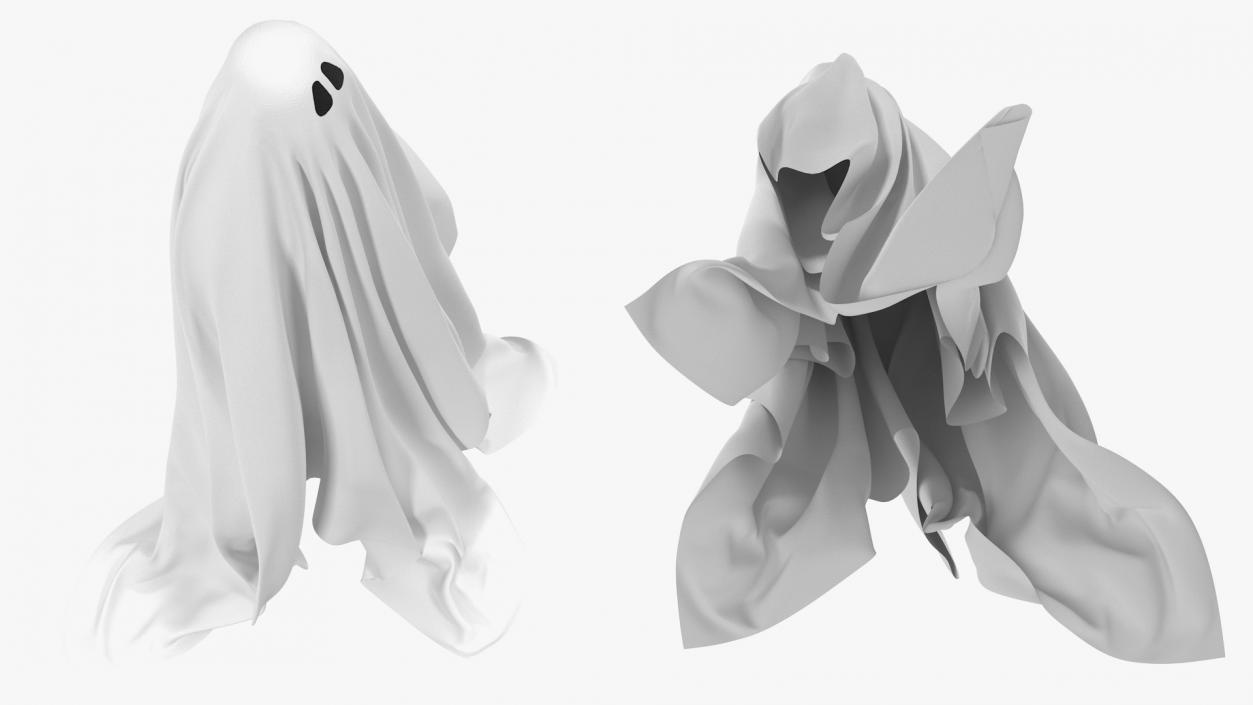 Ghost White Sheet 3D