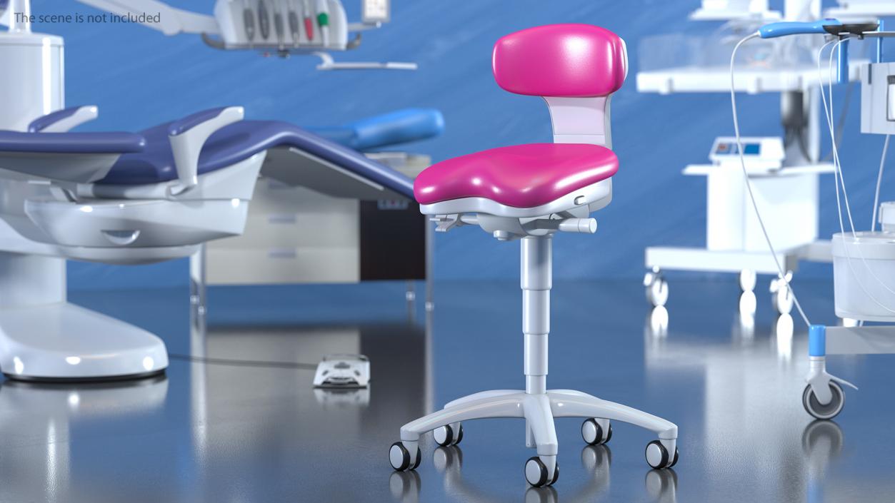 Planmeca Lumo Adjustable Dental Stool 3D