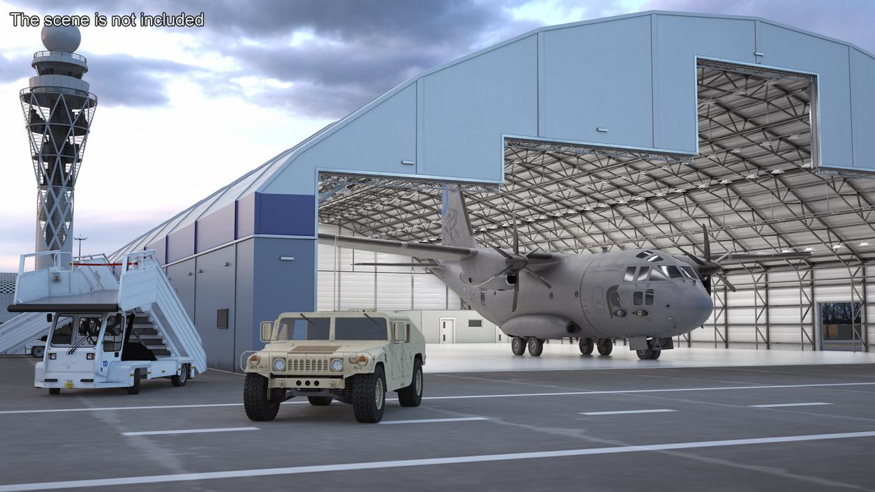 Alenia C-27J Spartan Greece 3D