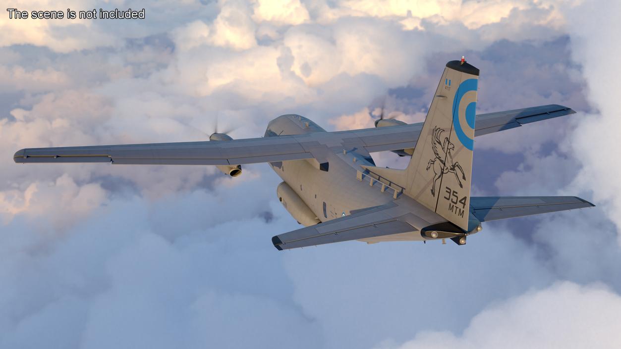 Alenia C-27J Spartan Greece 3D