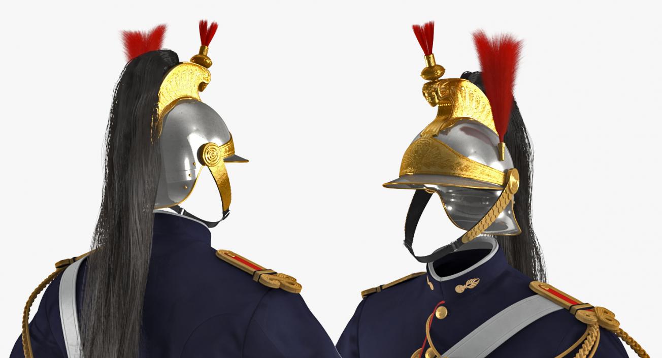 3D French Republican Guard Uniform