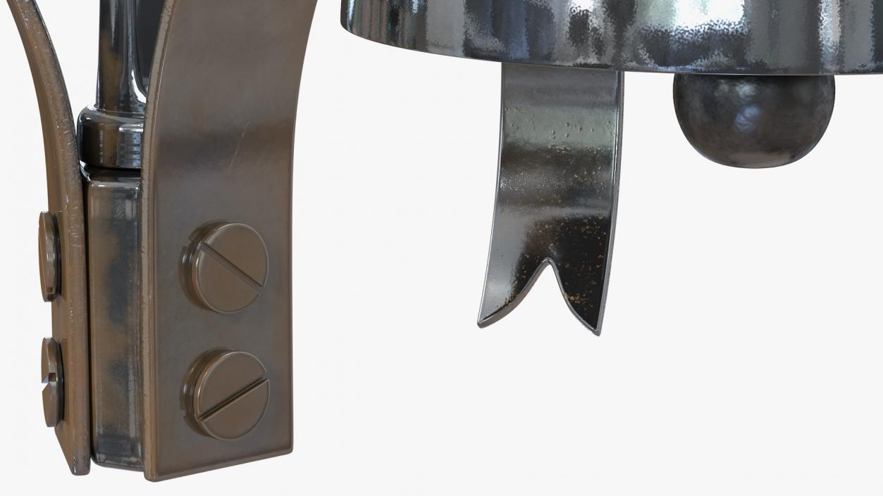 Silver Liturgical Bell 3D