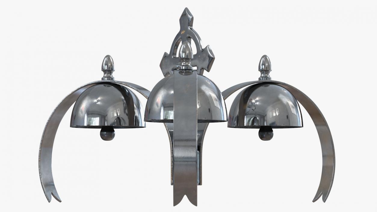 Silver Liturgical Bell 3D