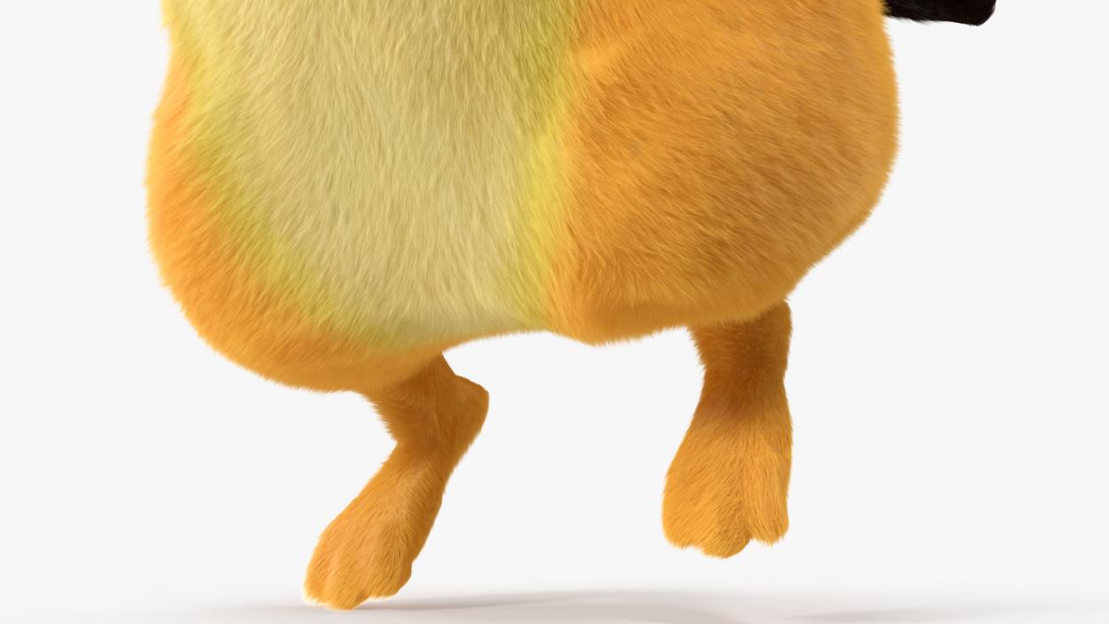 3D Pikachu Fur Rigged model