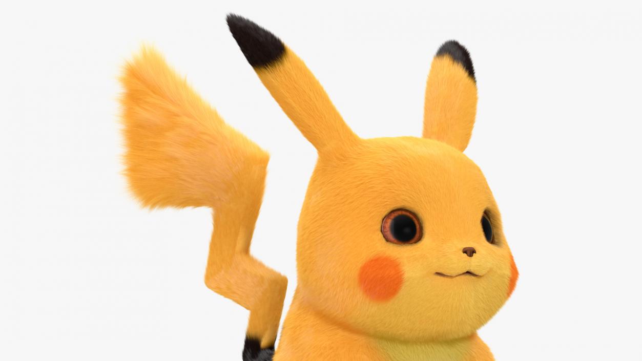 3D Pikachu Fur Rigged model