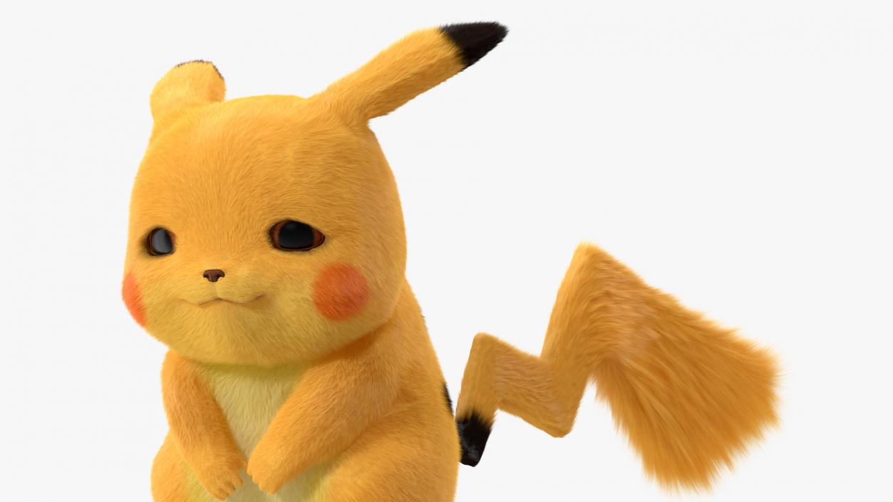 3D Pikachu Fur Rigged model