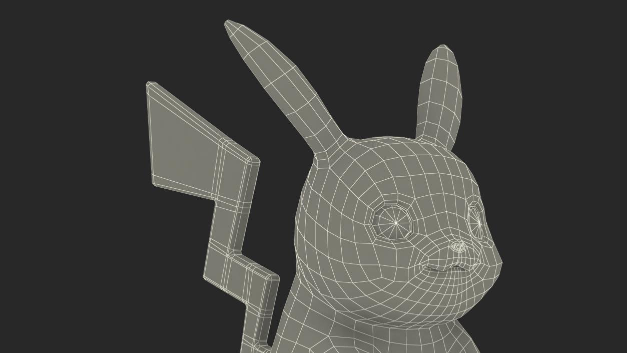 3D Pikachu Fur Rigged model