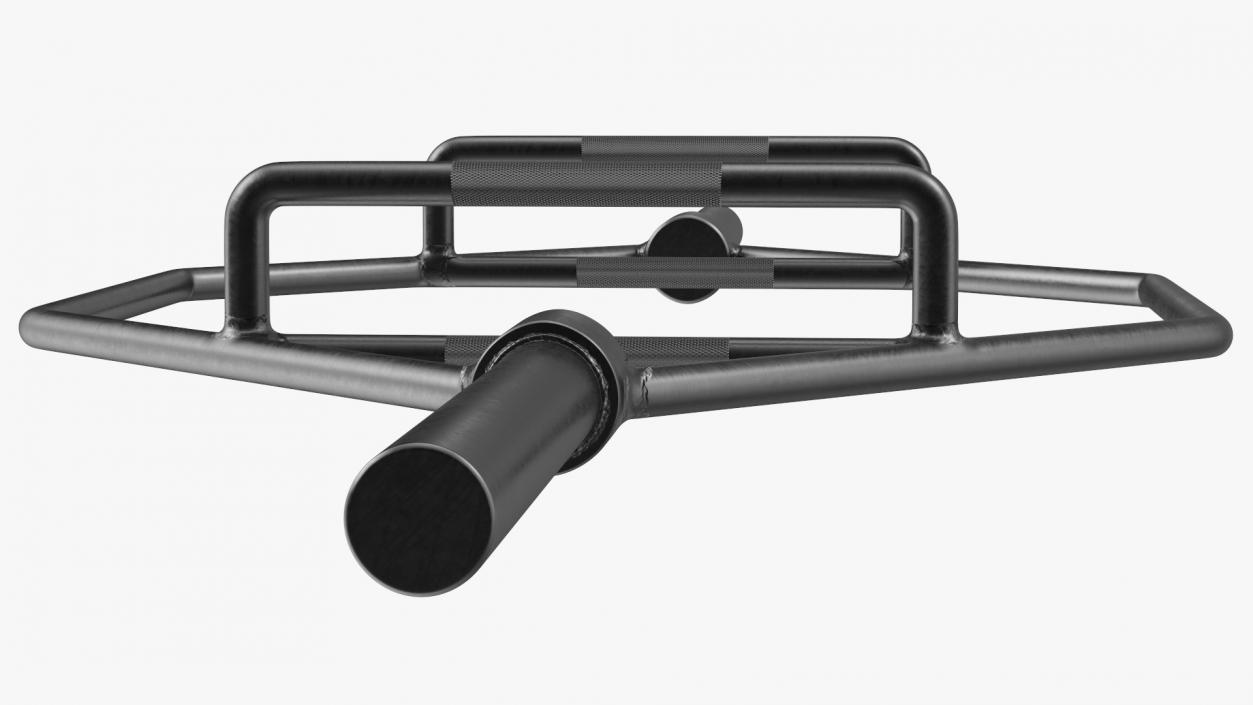 3D Olympic Hex Trap Bar Black