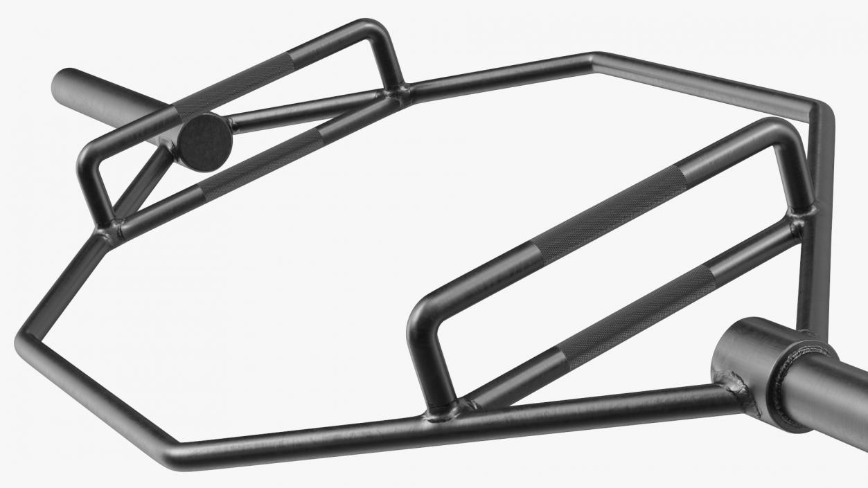 3D Olympic Hex Trap Bar Black