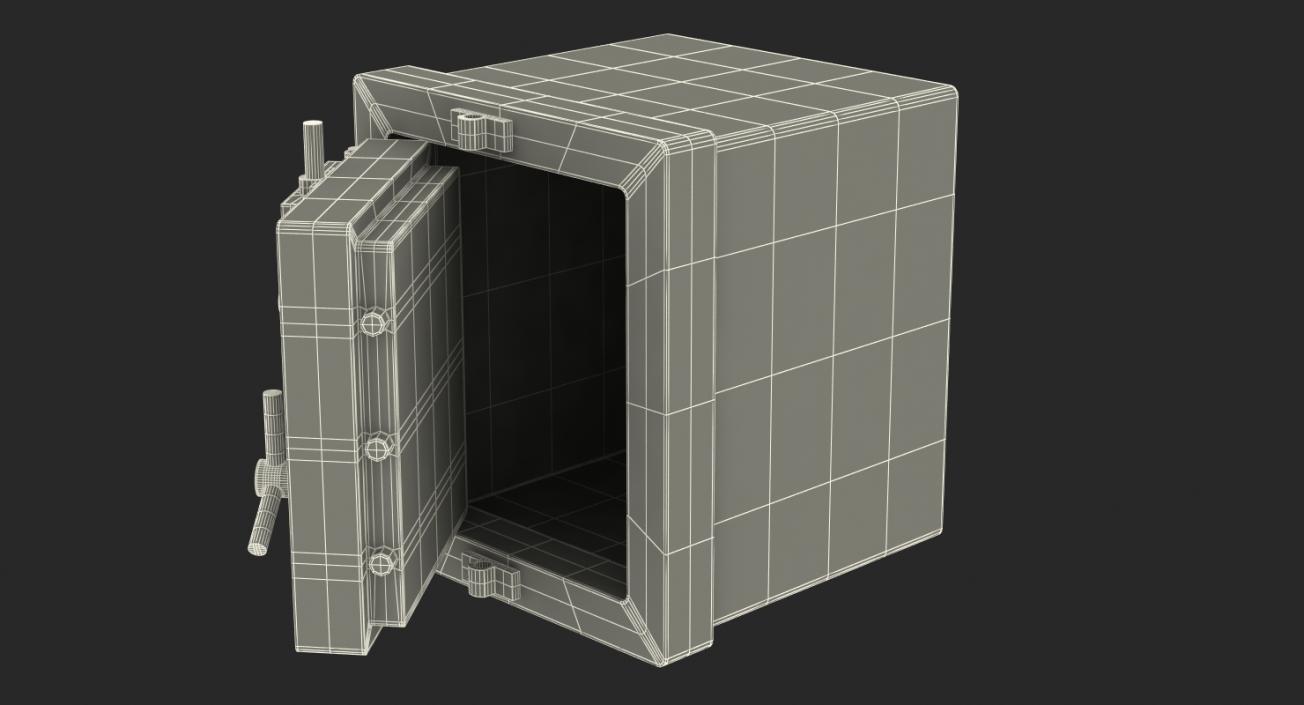 3D model Steel Bank Safe