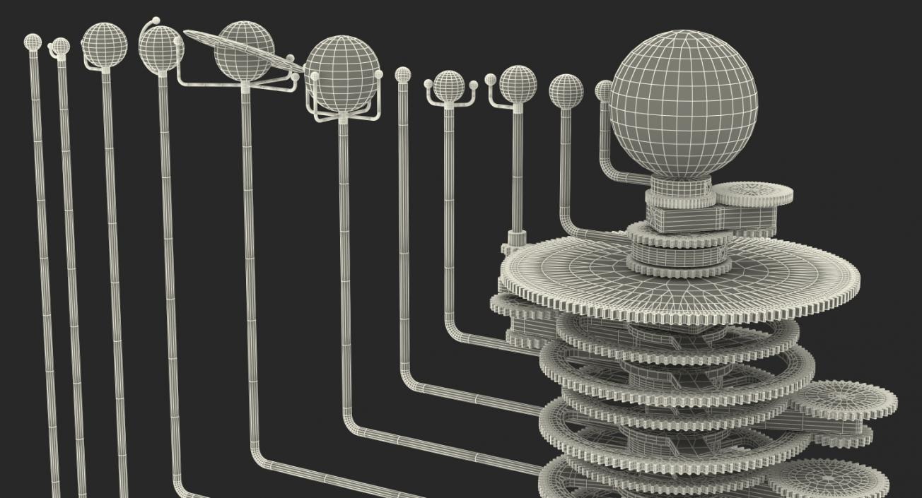 Solar System Orrery 3D model