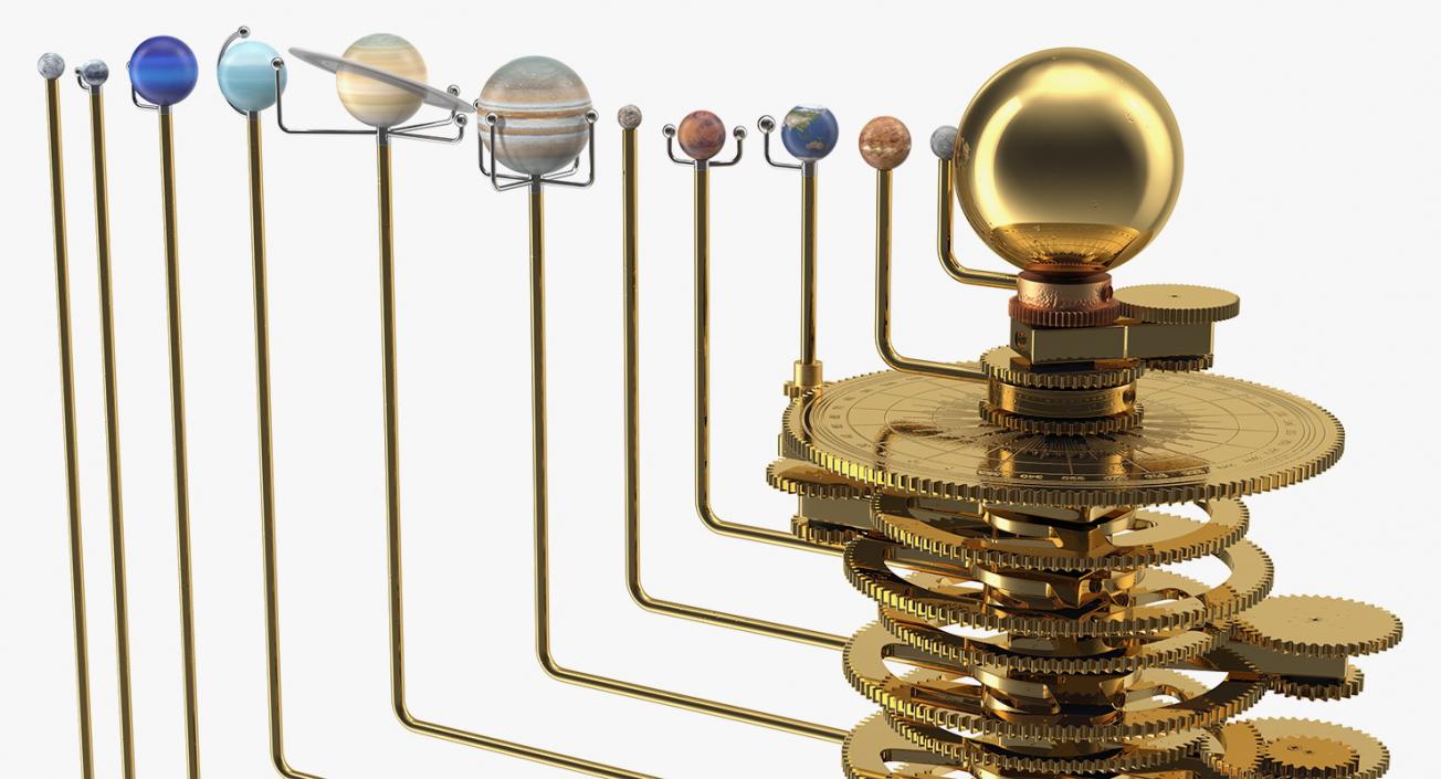 Solar System Orrery 3D model