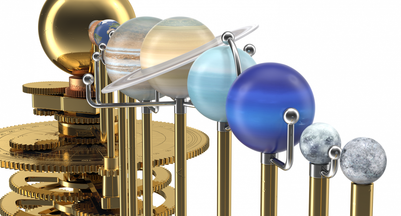 Solar System Orrery 3D model