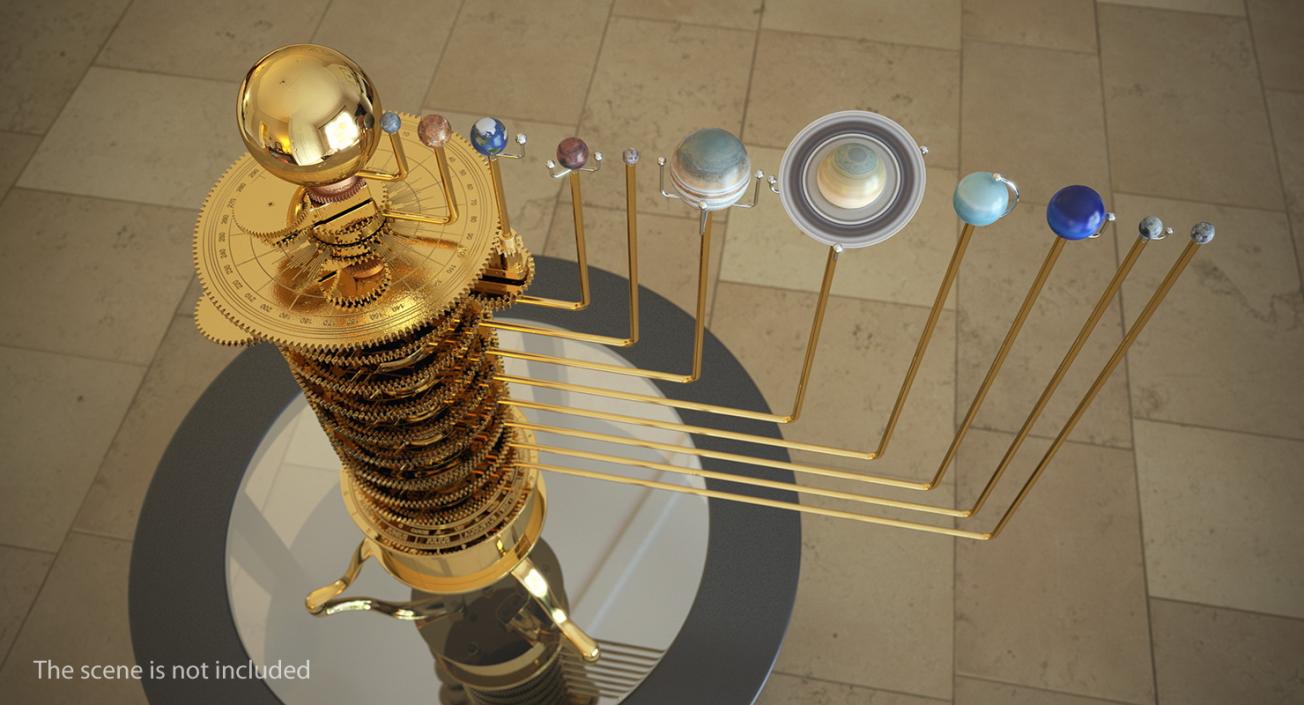 Solar System Orrery 3D model