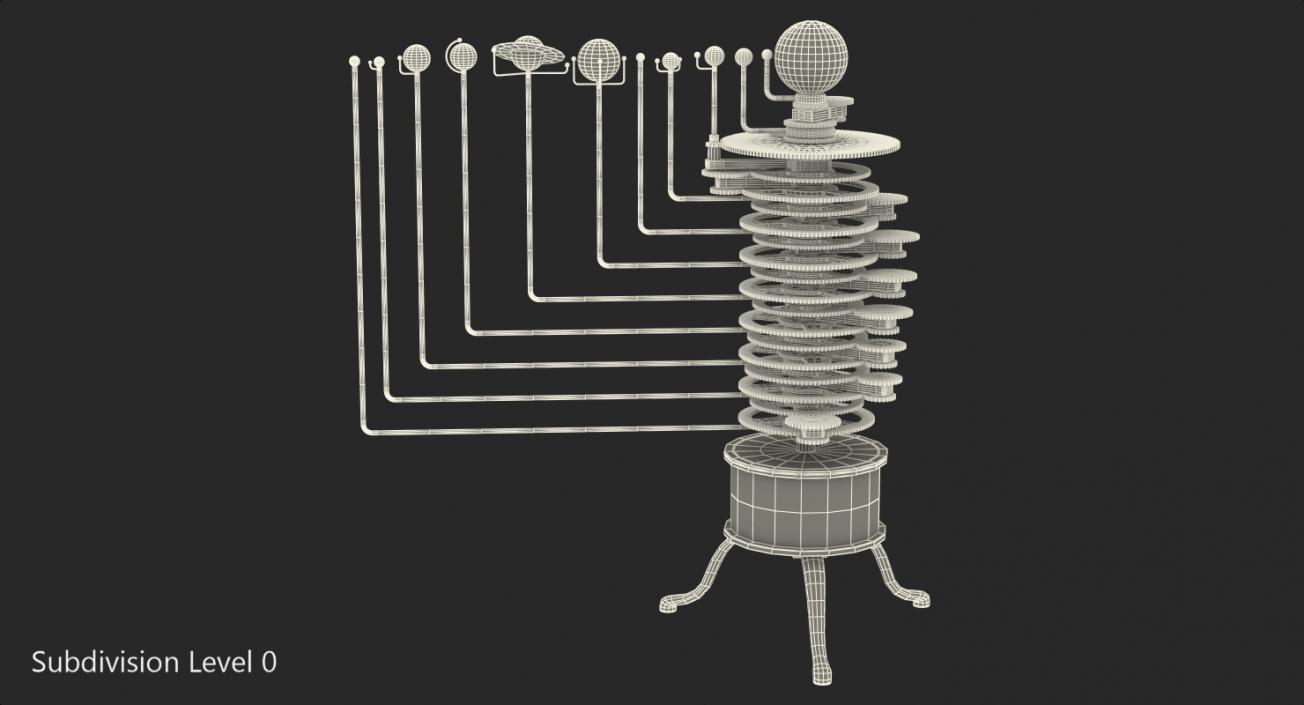 Solar System Orrery 3D model