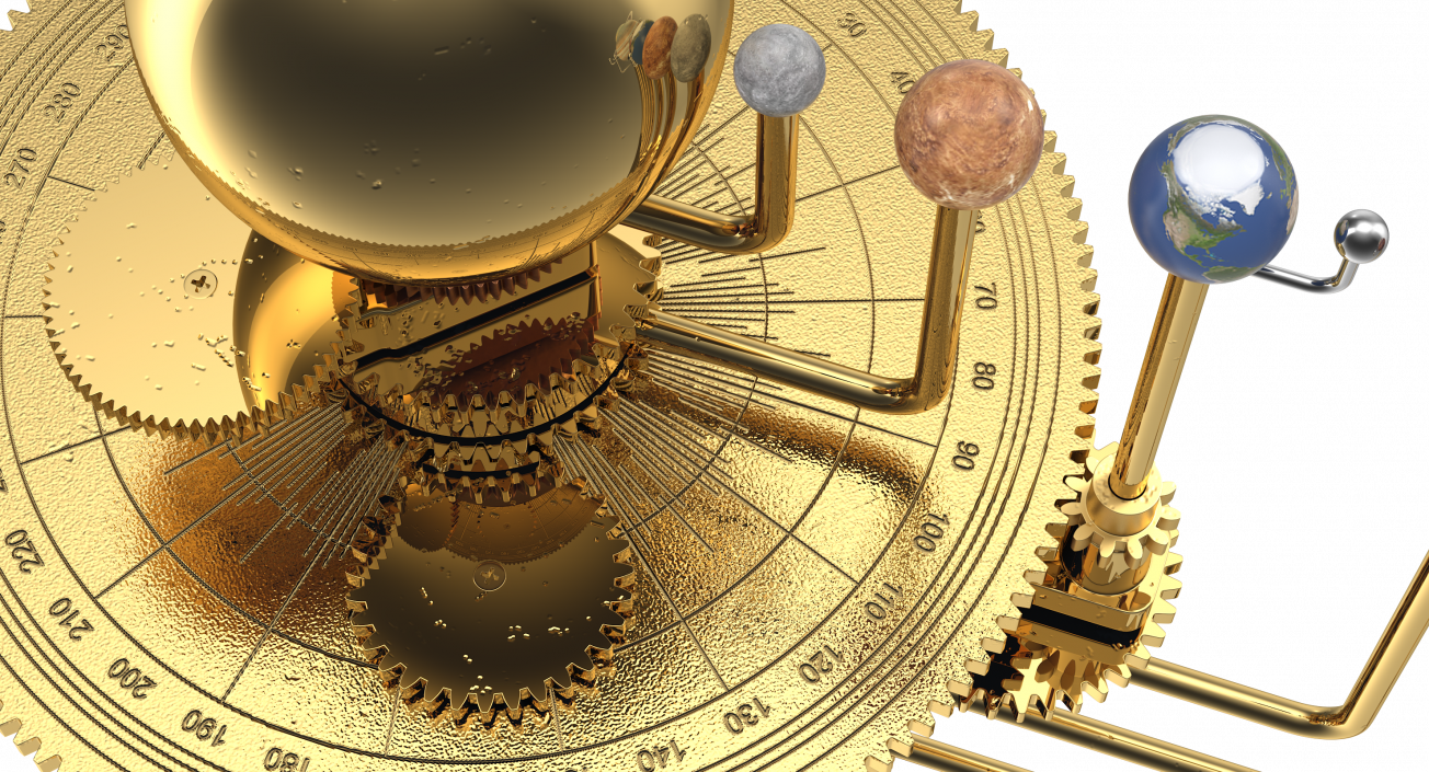 Solar System Orrery 3D model