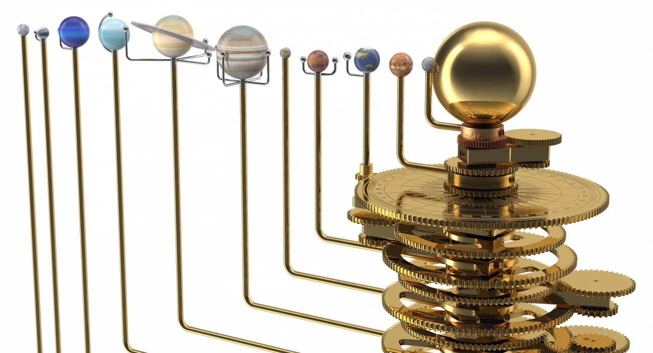 Solar System Orrery 3D model