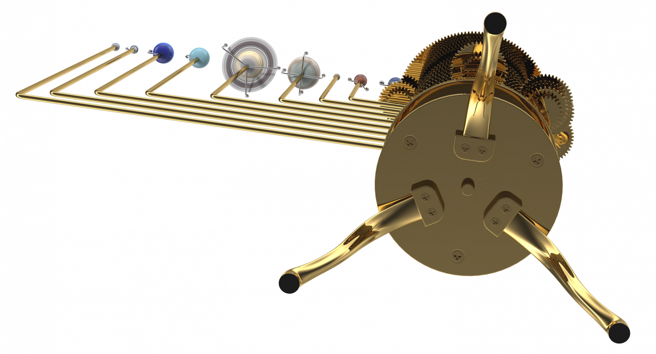 Solar System Orrery 3D model