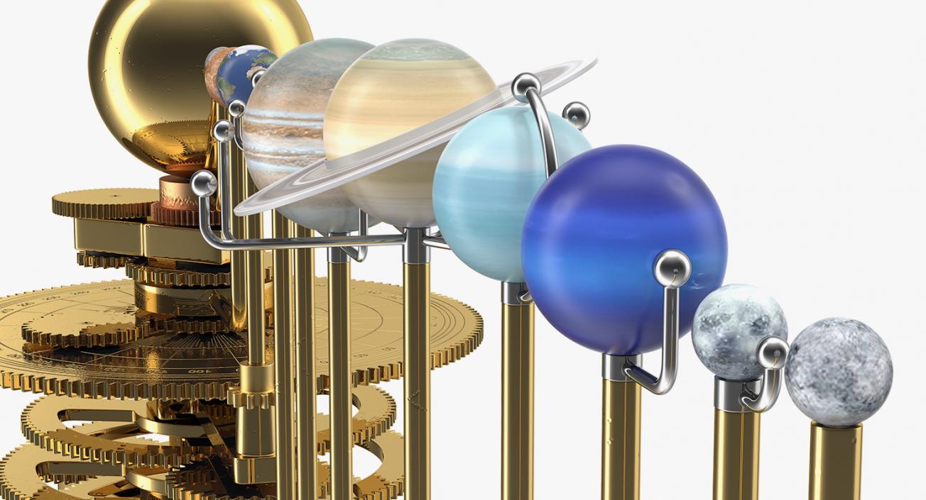 Solar System Orrery 3D model