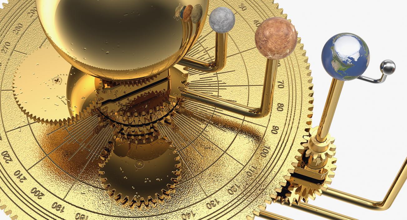 Solar System Orrery 3D model