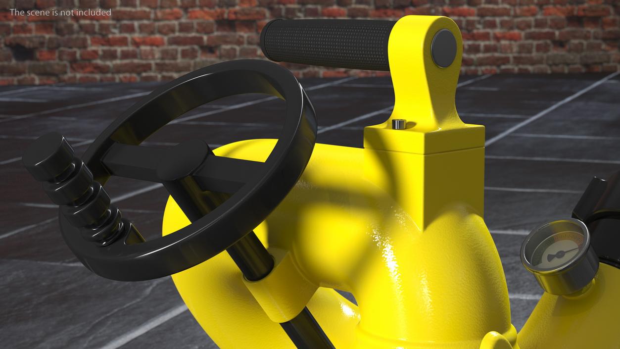 Portable Firefighting Monitor 3D model