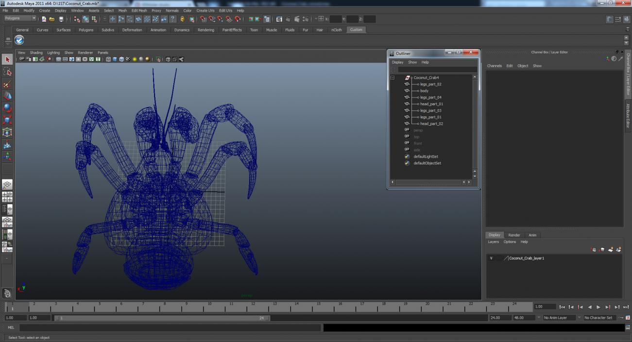 Coconut Crab 3D