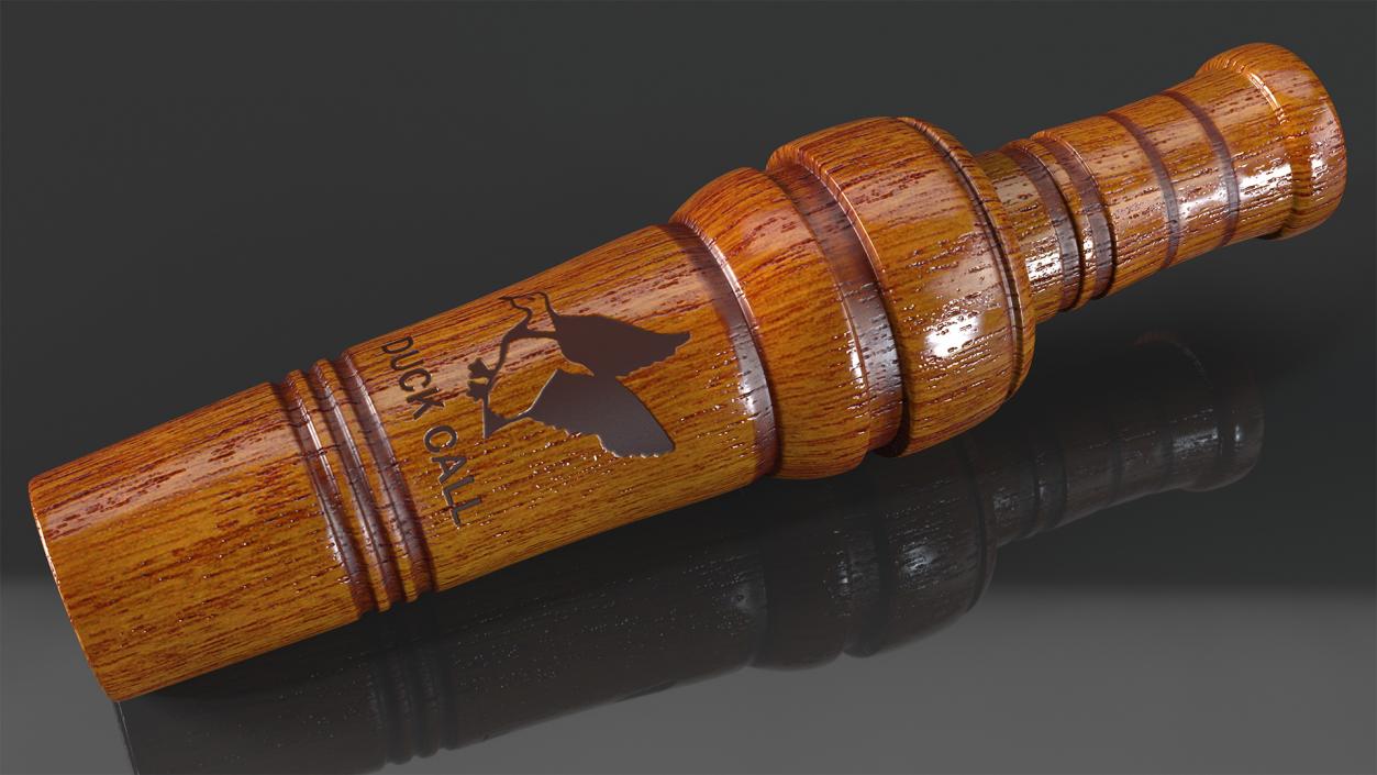 3D Wooden Duck Call