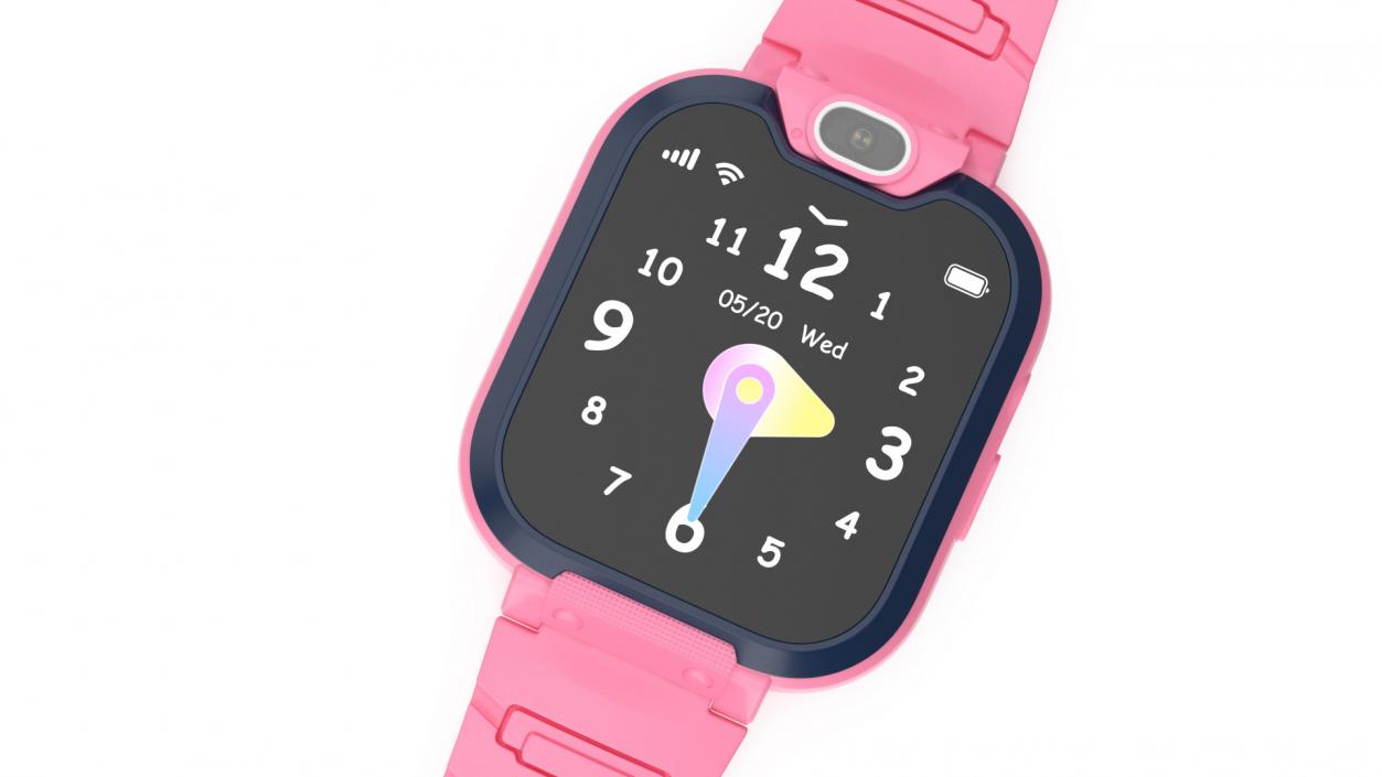 3D Kids Smartwatch Phone Pink