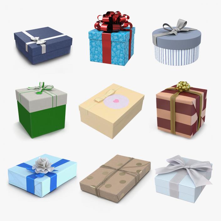 Giftboxes Collection 3 3D